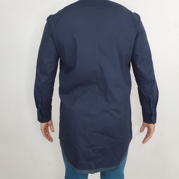 Craig Green | RARE Blue Long Tunic Style Handpainted Shirt - Picture 2 of 12